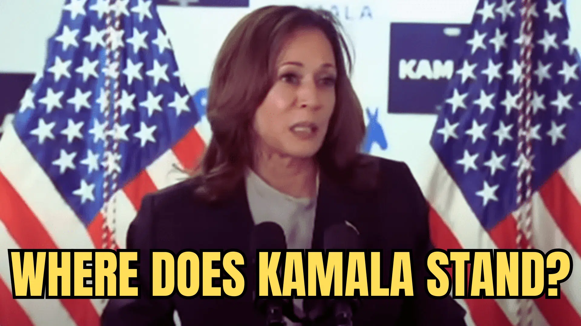 Where Does Kamala Stand?